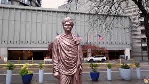 Swami Vivekananda’s First US Life-Size Statue Unveiled In Seattle