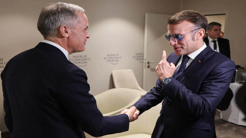 Macron’s Davos sunglasses spark marriage speculation