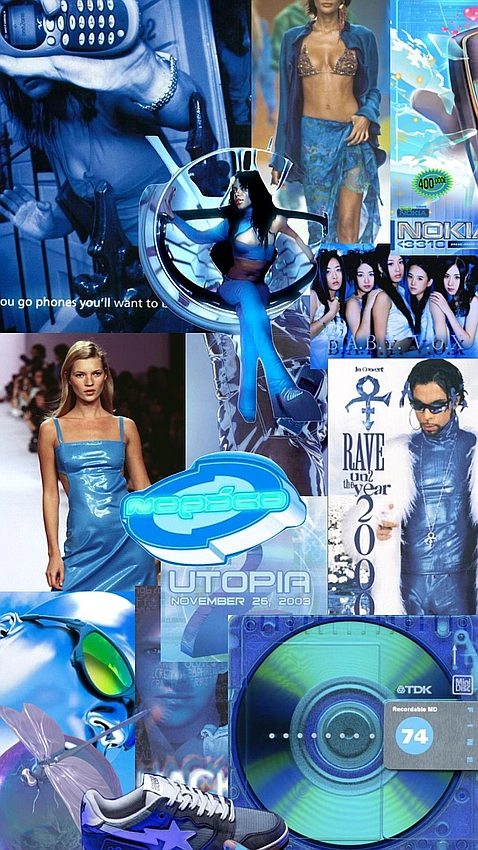 2000s film blue tint aesthetic