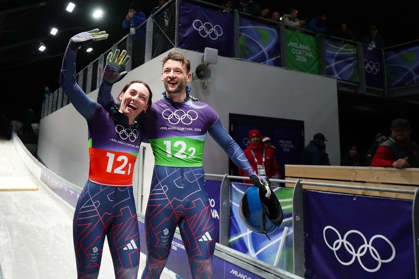 Team GB clinches second gold of the day in Milan-Cortina mixed skeleton