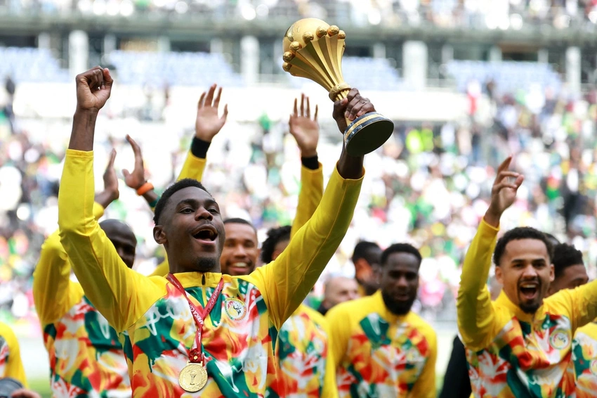 Senegal parade Afcon trophy in Paris amid title controversy