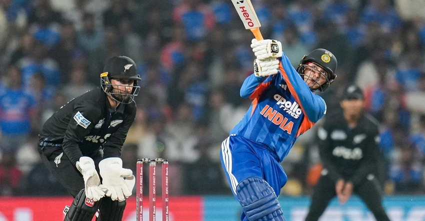Sharma’s 68 off 20 and 14-ball fifty fuel India past NZ ahead of World Cup