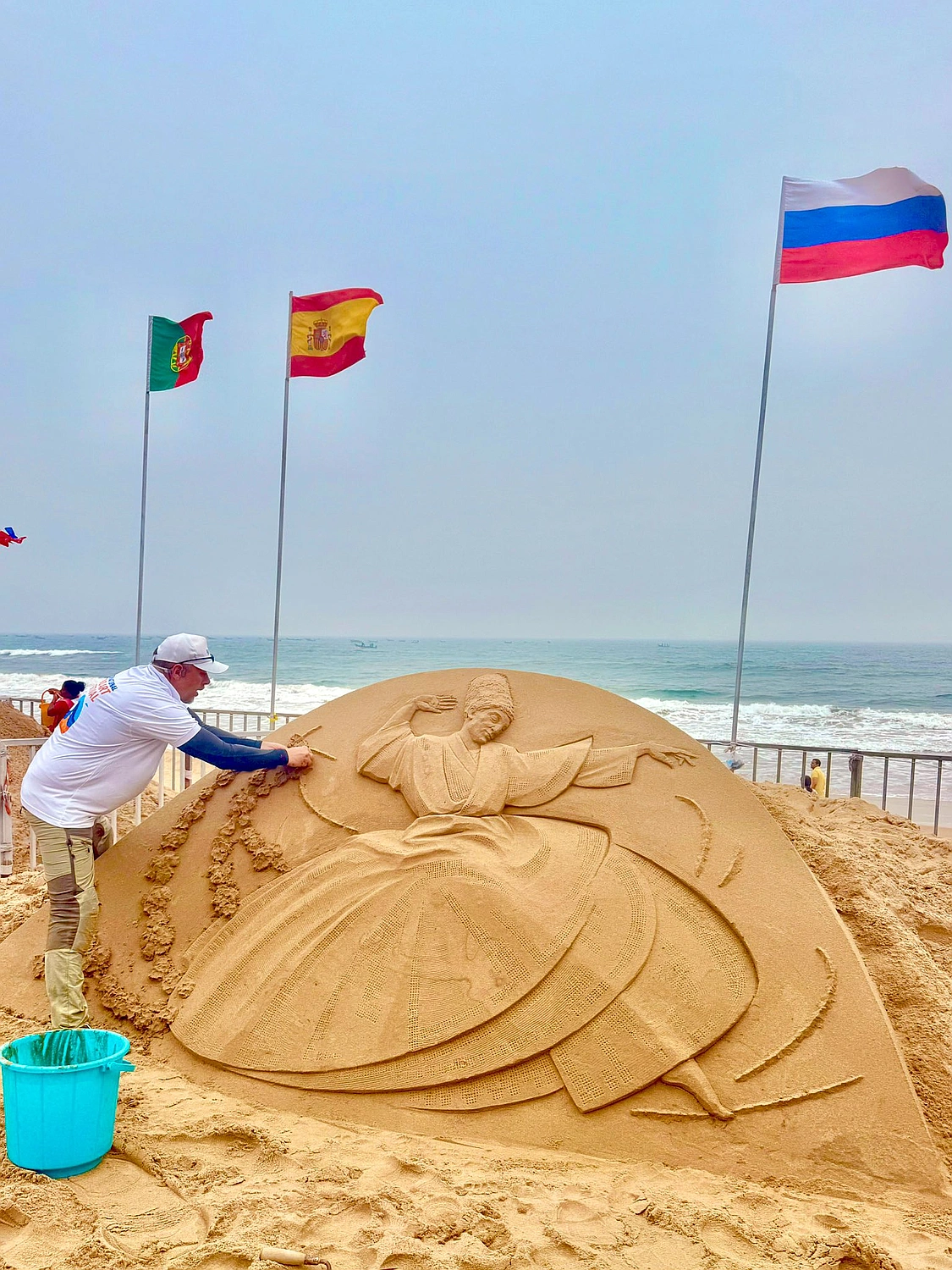 Odissi, Bharatanatyam, and International Sand Sculptures mark Grand Opening of Konark and Sand Art F
