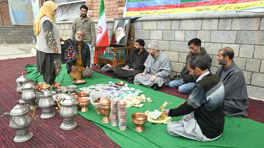 Kashmir Volunteers Rally for Iran With Massive Donation Drive