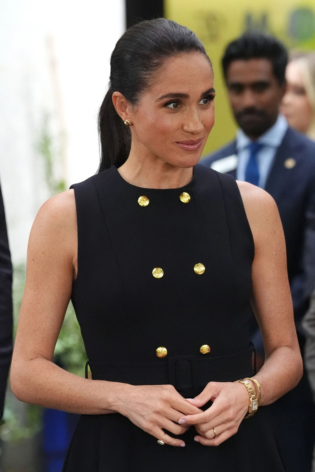 Meghan and Harry Shine in Tonal Looks on Melbourne Tour
