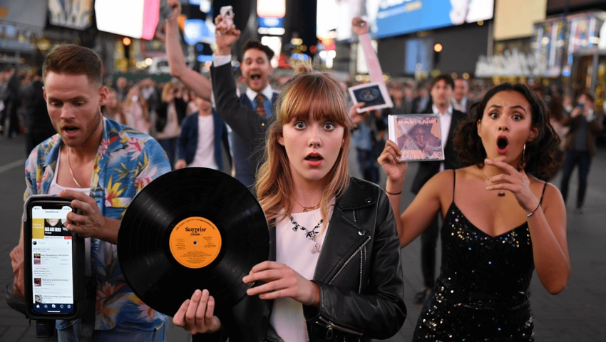 Music industry executives shocked by surprise album
