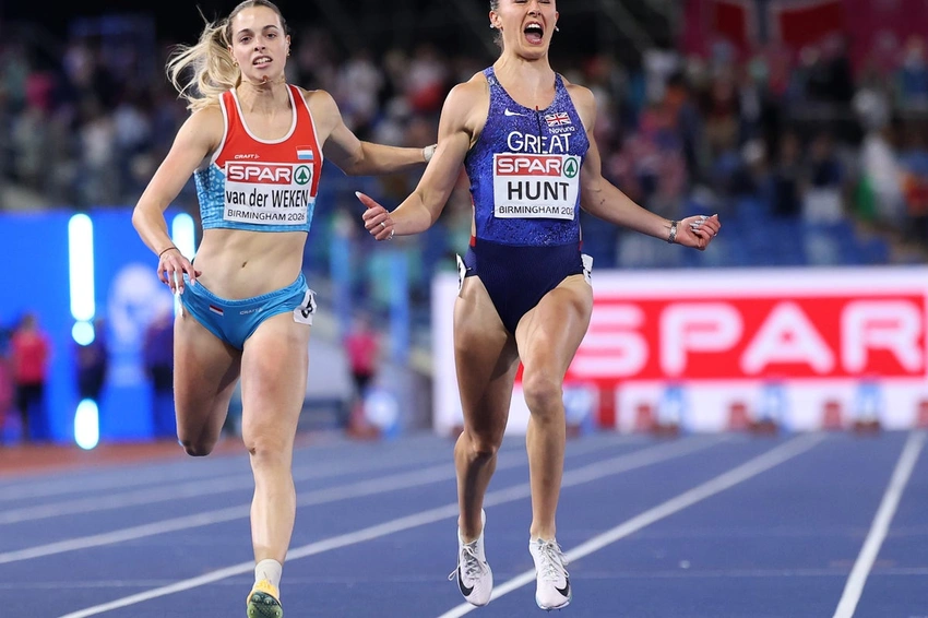 GB's Romell Glave & Amy Hunt Deliver Golden 100m Double in Birmingham!
