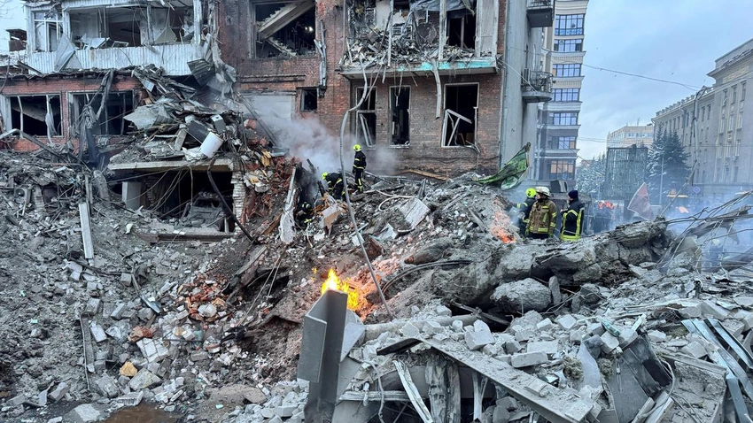 Kharkiv strike injures 25 as Moscow denies attack