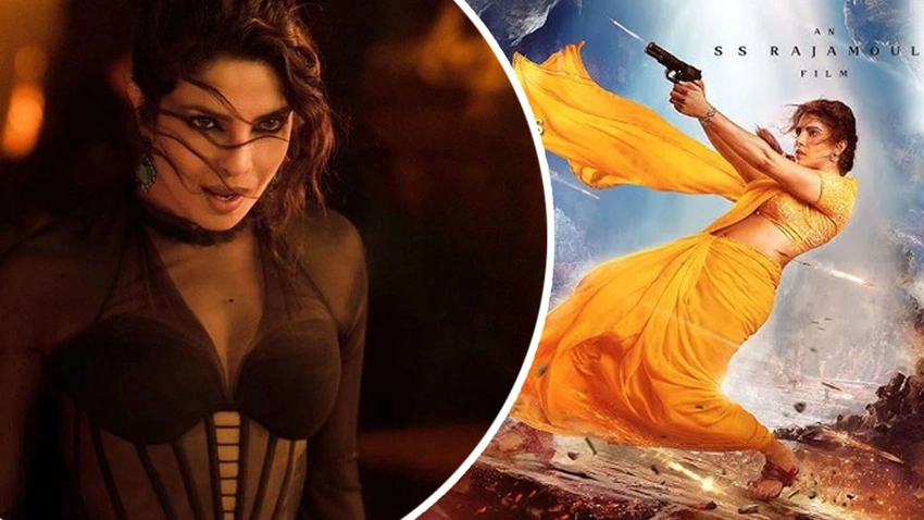 Priyanka Chopra Stuns as Mandakini in 'Varanasi'! 🎬 First Look Revealed!