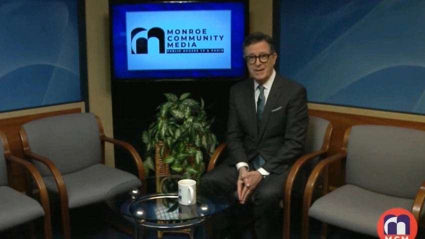 Stephen Colbert Returns to Michigan Public Access Just Hours After CBS Finale!