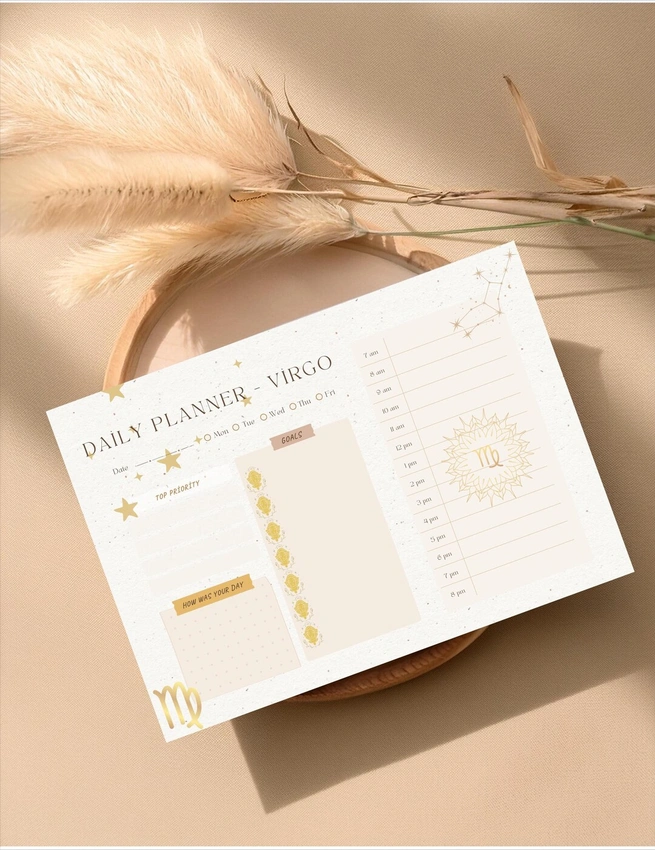 Organized Virgo planning chart