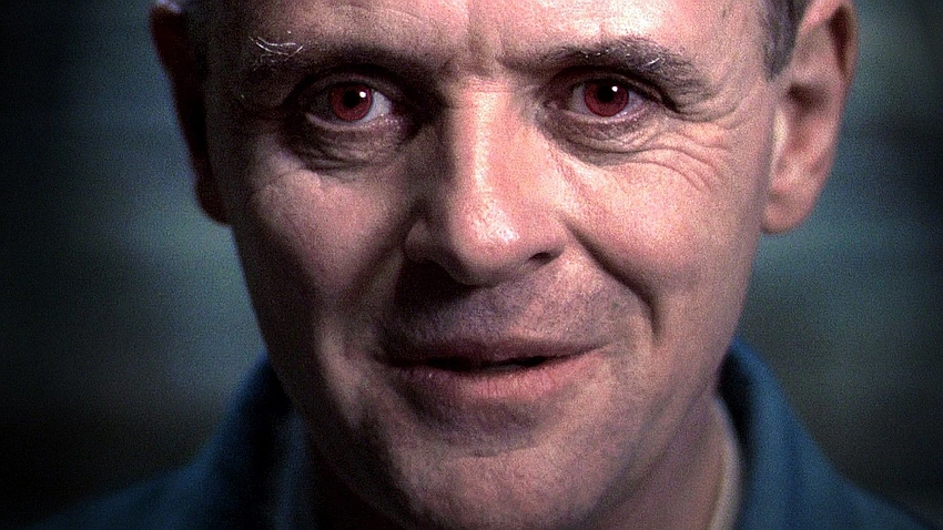 Hannibal Lecter intense stare
