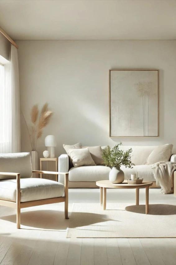 minimalist serene home natural light