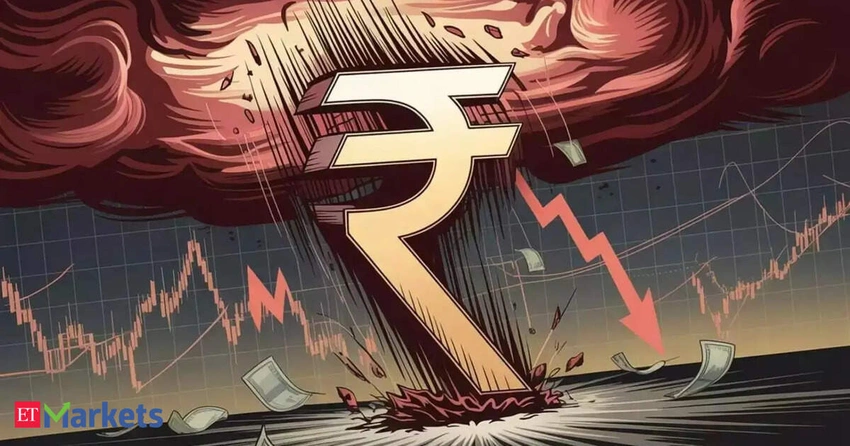 Rupee slides toward record lows as RBI defends 91 per dollar