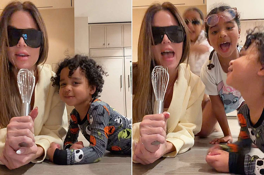 Khloé Kardashian Shares Adorable Home Video With Tatum, True, and Dream Lip-Syncing to Dilemma