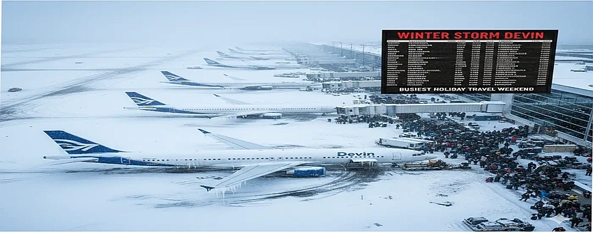 Winter Storm Grounds US Flights as Airports Brace for Disruption