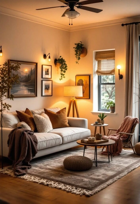 Cozy warm light home interior Pexels