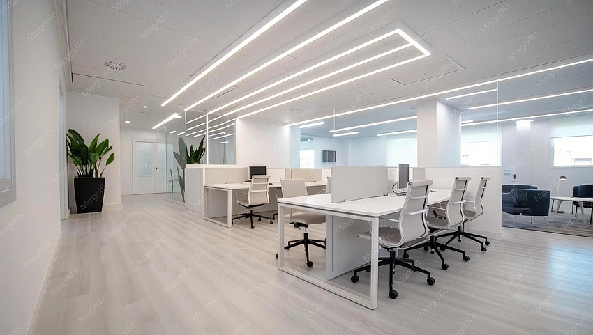 Bright contemporary office lighting Pexels