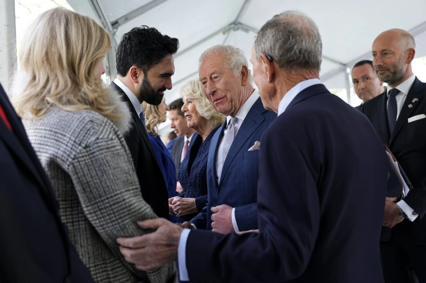 King Charles shares a light moment with NYC mayor during US visit