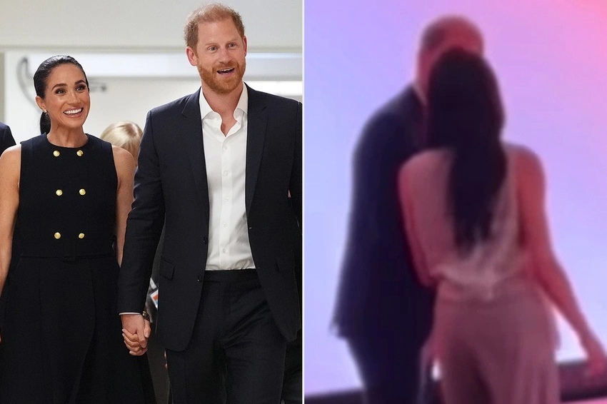 Meghan & Harry Share New Aussie BTS Footage, PDA Moment Revealed