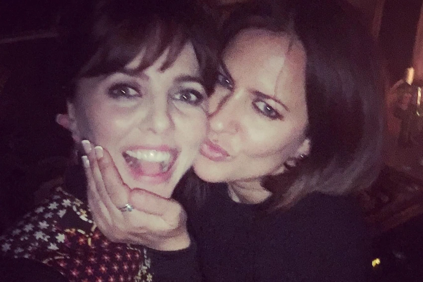 Ophelia Lovibond Honors Caroline Flack with Touching Tribute for Celebration Day