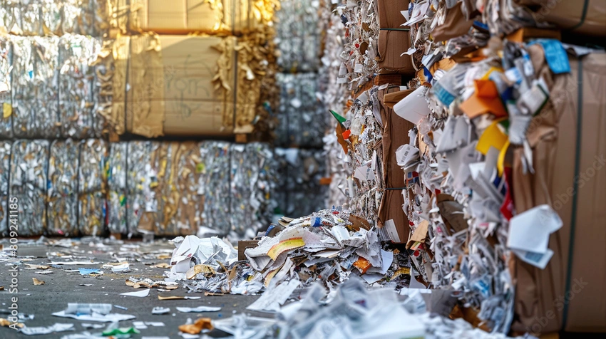 pile of shredded cardboard and dry leaves
