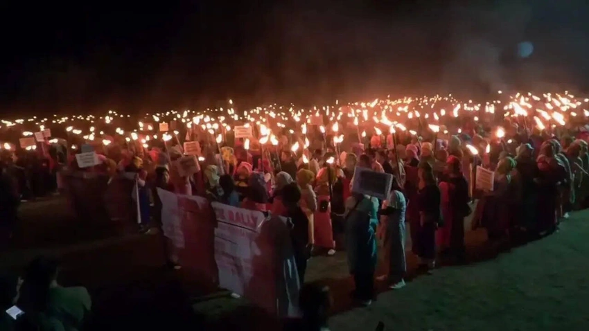 Imphal Protests Turn Violent as Crowds Demand Justice for Killed Children