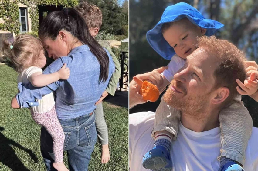 Rare Photos of Prince Archie Shared by Meghan and Harry Across the Years