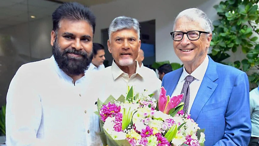 Bill Gates visits Andhra Pradesh for health and AI talks