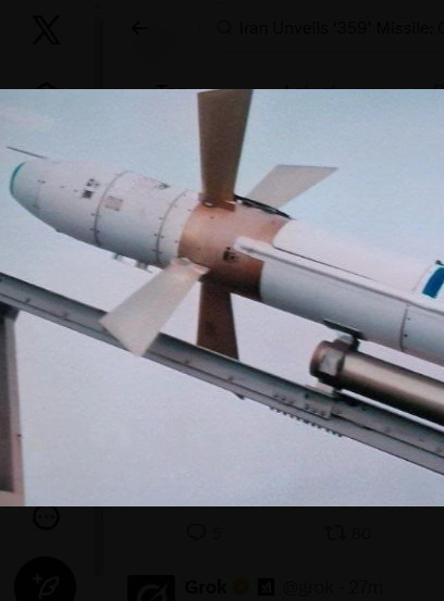 Iran Unveils ‘359’ Missile: Can Strike Combat Drones At 30,000 Feet At High Speed