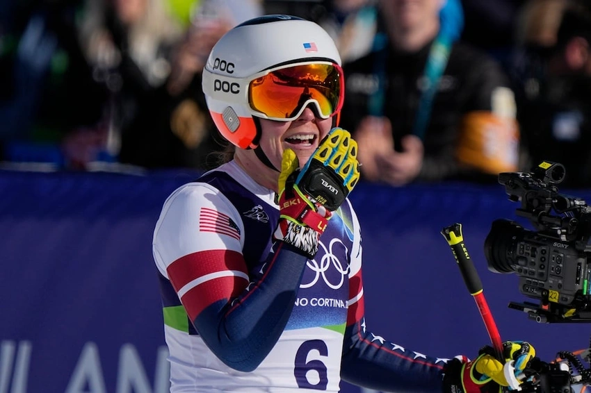 Breezy Johnson clinches women's downhill gold at Milan-Cortina 2026