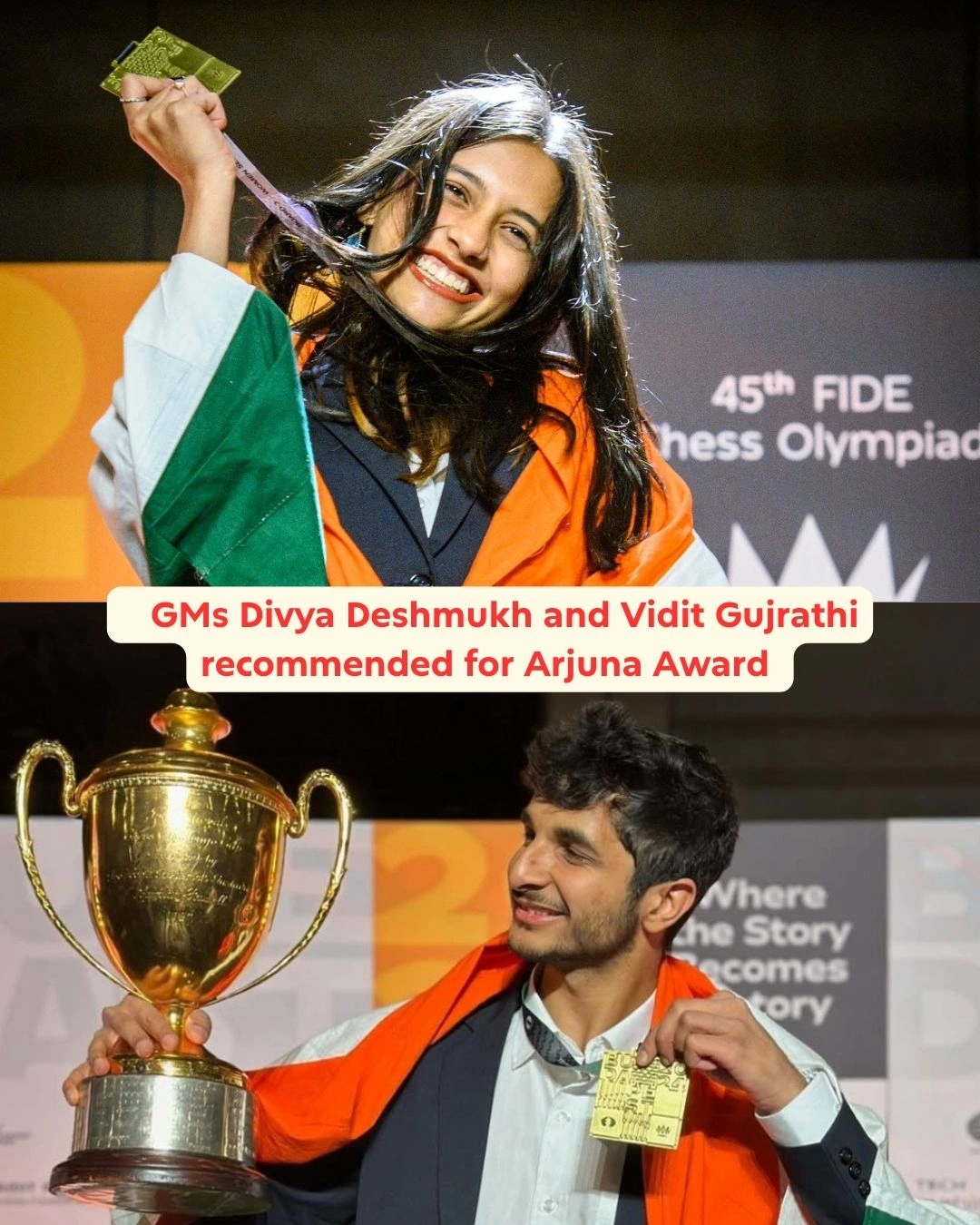 Divya Deshmukh and Tejaswin Shankar Shortlisted for Arjuna Award