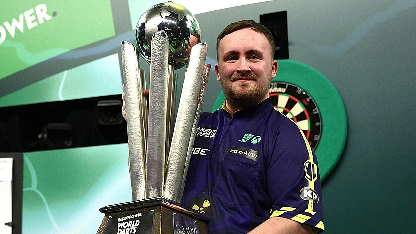 Littler seals back-to-back PDC world title in dominant final at Alexandra Palace