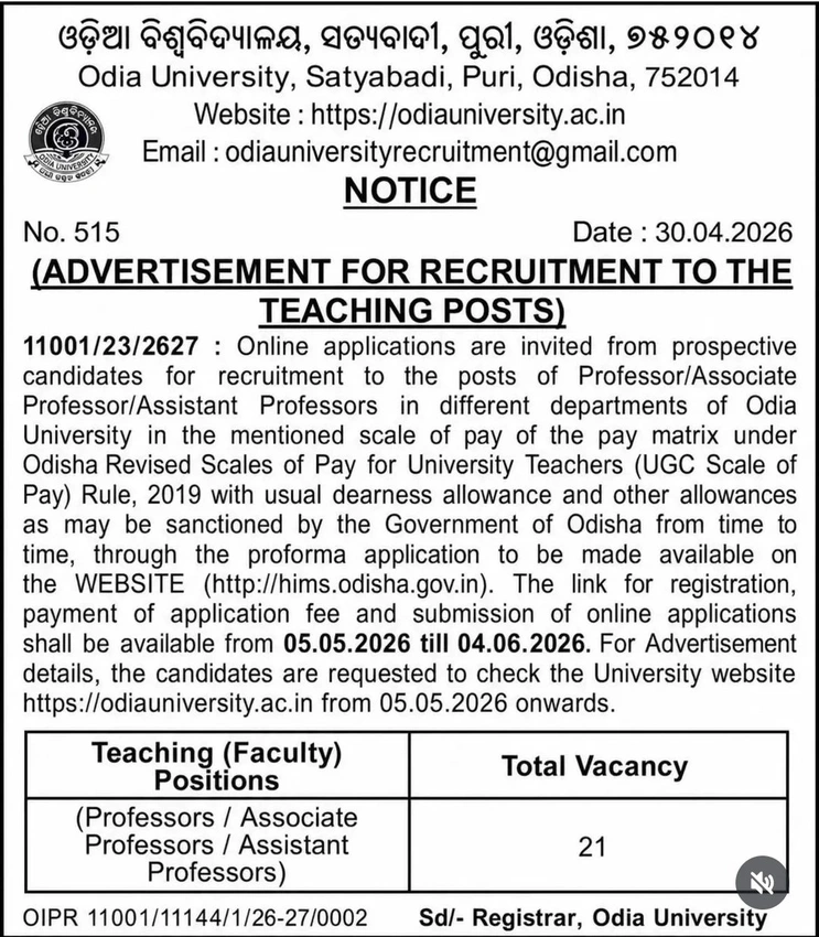 Odisha Governor Mandates Rapid Hiring Amidst 70% University Teaching Vacancies