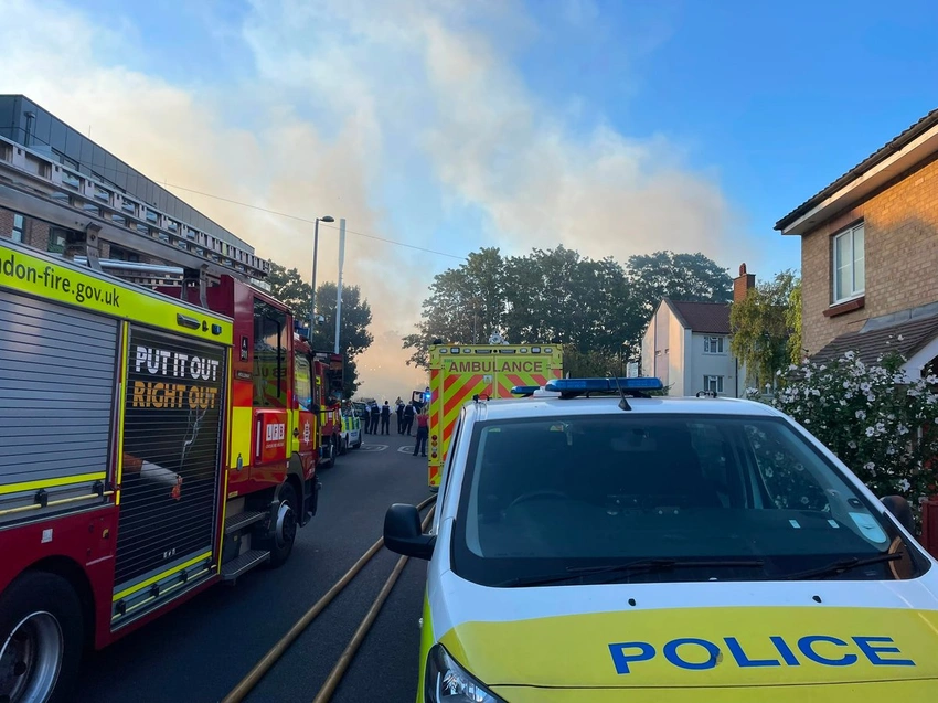 Massive Walthamstow Blaze: 100+ Firefighters Tackle Railway Embankment Fire!