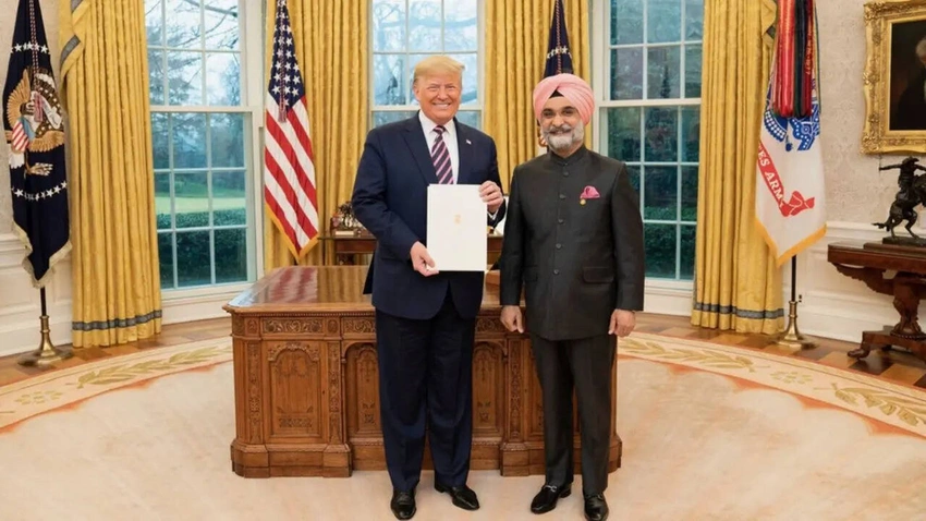 Trump congratulates Taranjit Sandhu on Delhi LG appointment