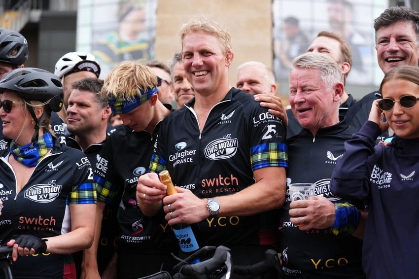 Lewis Moody Reunites With Rugby Legends on Inspiring MND Charity Cycle!