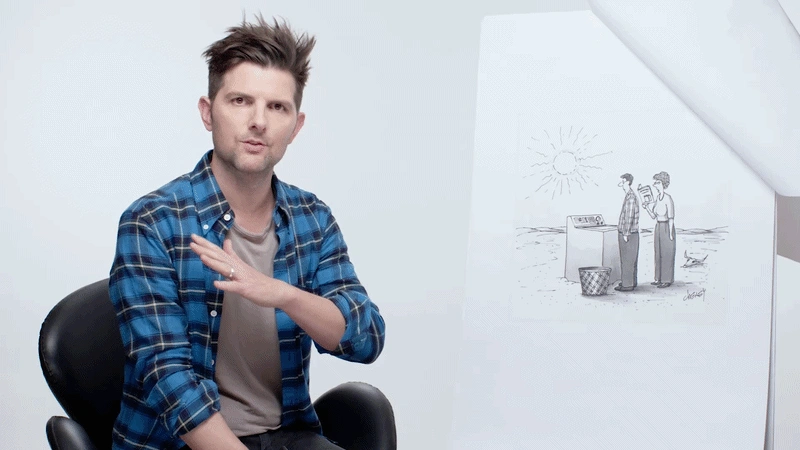 Celebs Try The New Yorker Caption Contest: Nanjiani, Bautista & More