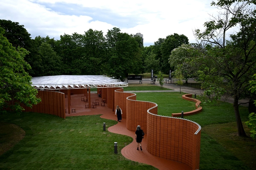 LANZA Atelier Unveils Stunning 'Crinkle-Crankle' Serpentine Pavilion