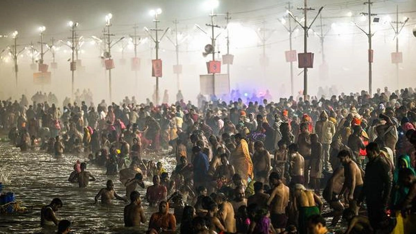 Over 3.15 Crore Devotees Dip at Sangam on Mauni Amavasya