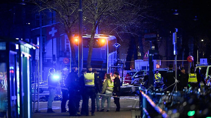 Three Dead as Bus Crashes into Stockholm Bus Stop During Rush Hour