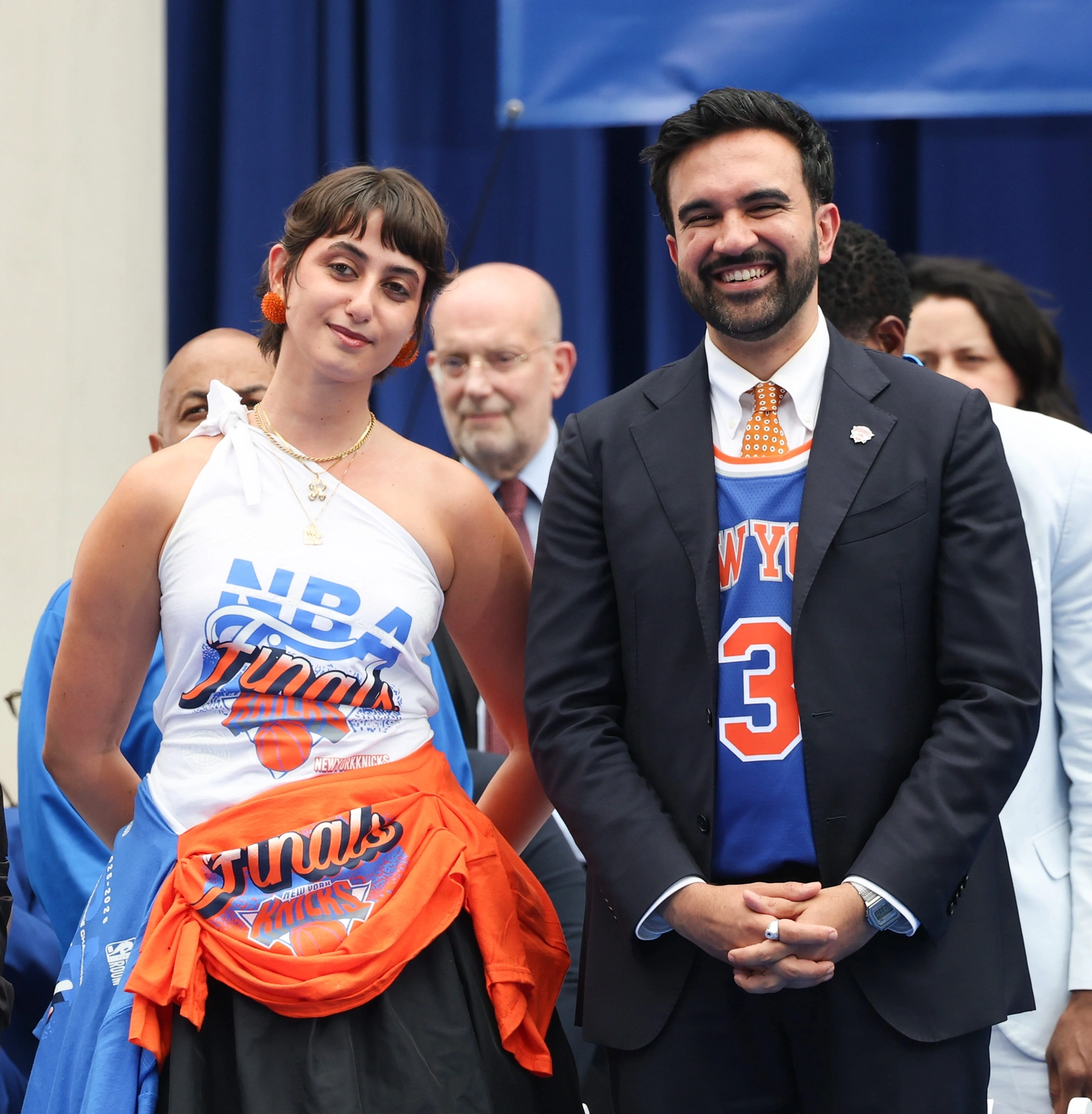 Rama Duwaji Steals Show at Knicks Parade in Iconic T-Shirt Dress!