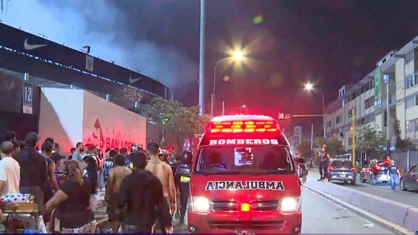 Tragedy in Lima stadium as flag-waving rally leaves one dead, dozens injured