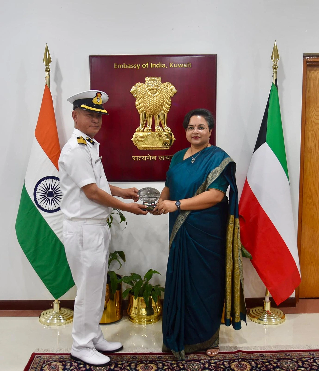 Indian Coast Guard’s Sarthak Reaches Kuwait for Friendly Visit
