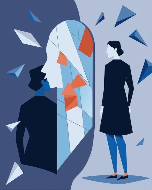 abstract concept of collapsing building blocks, puzzle pieces falling apart, person looking at a broken timeline\n\n### The Social Media Mirror Effect\n\nAh, social media, the ultimate amplifier of aging anxiety.