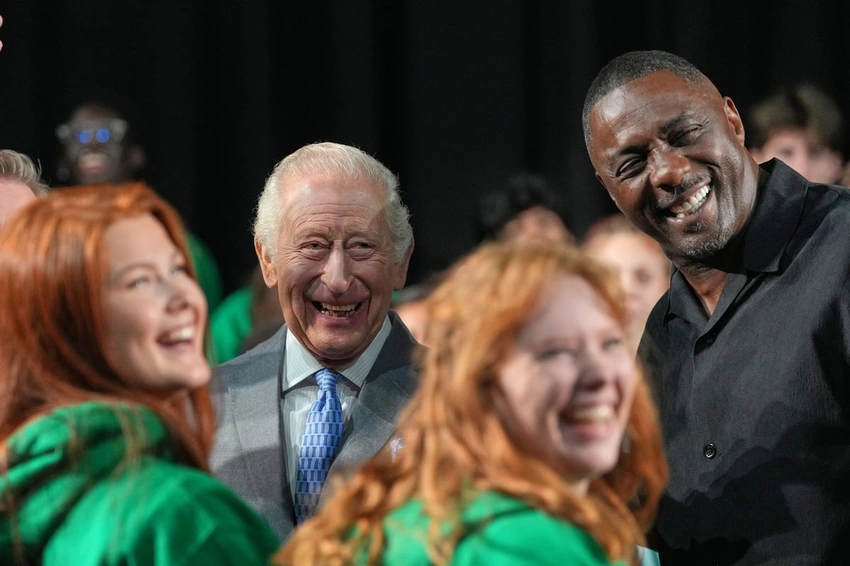King Charles teases Idris Elba with DJ gig at palace garden party