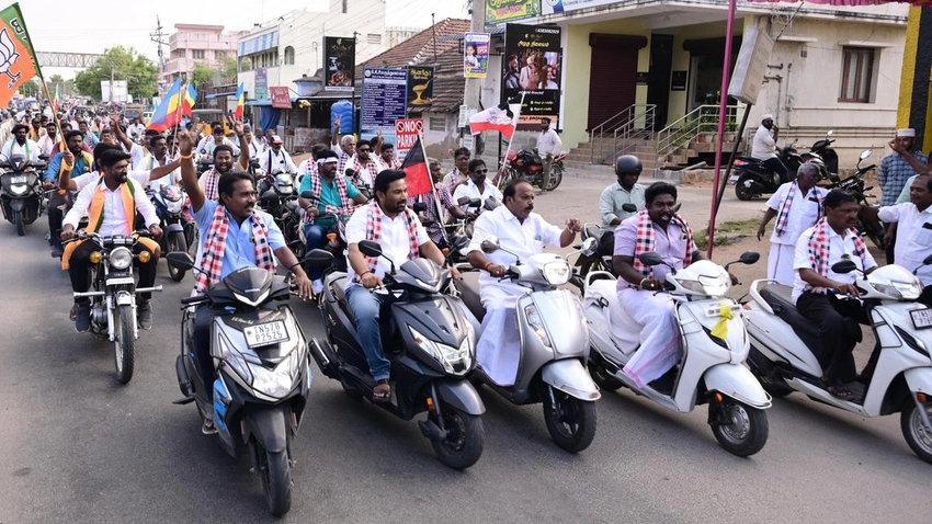 Coimbatore Campaign Ends with Rallies Ahead of Election Day