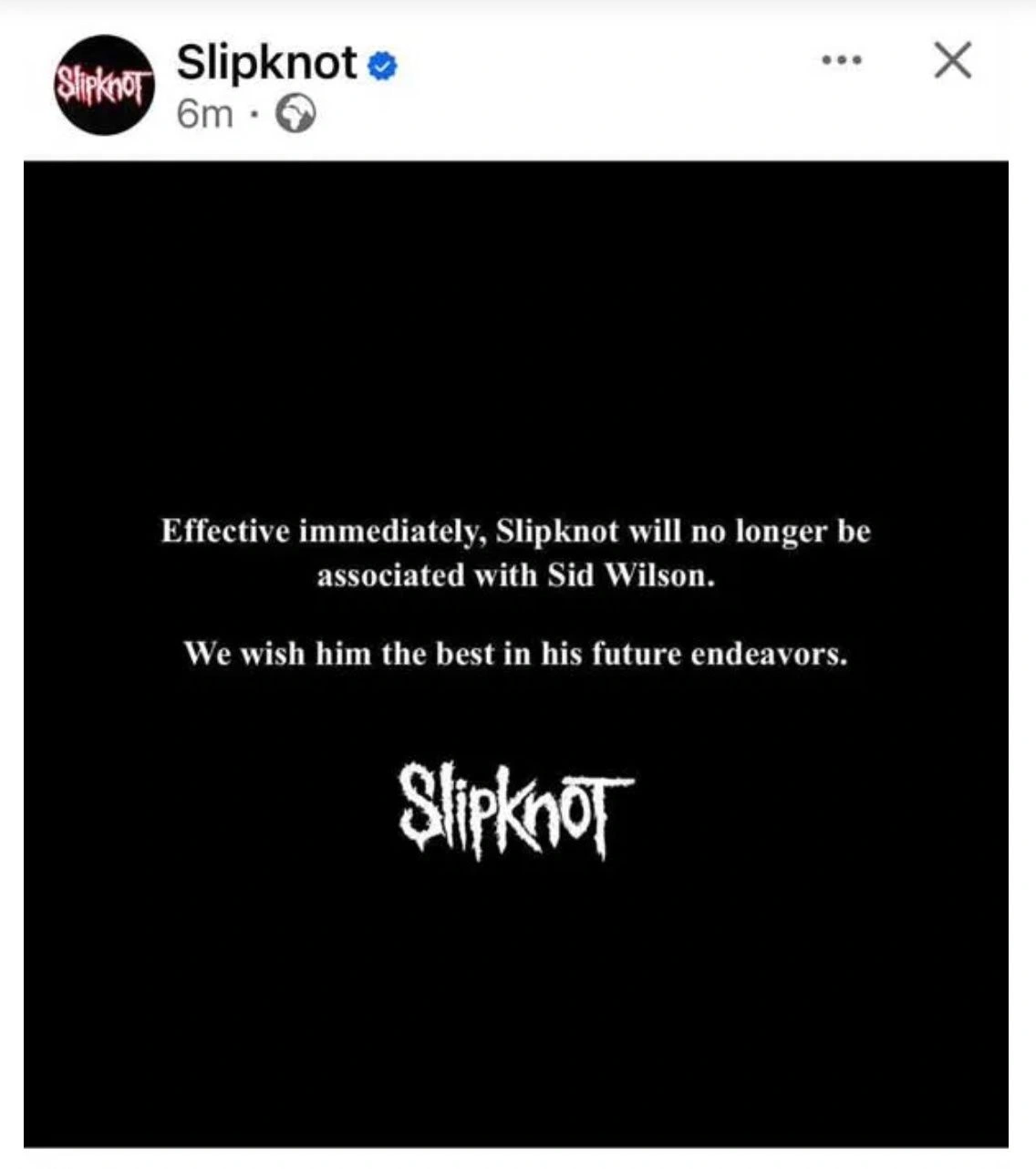 Slipknot Confirms Sid Wilson's Departure After Decades with the Band