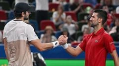 Monaco qualifier Vacherot stuns Djokovic in Shanghai Masters semi-final