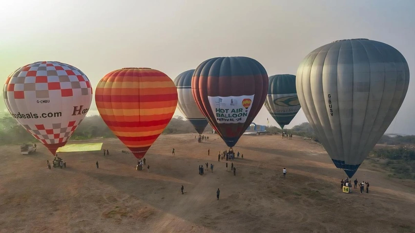 Hyderabad’s Hot Air Balloon Festival Takes Flight Jan 16-18